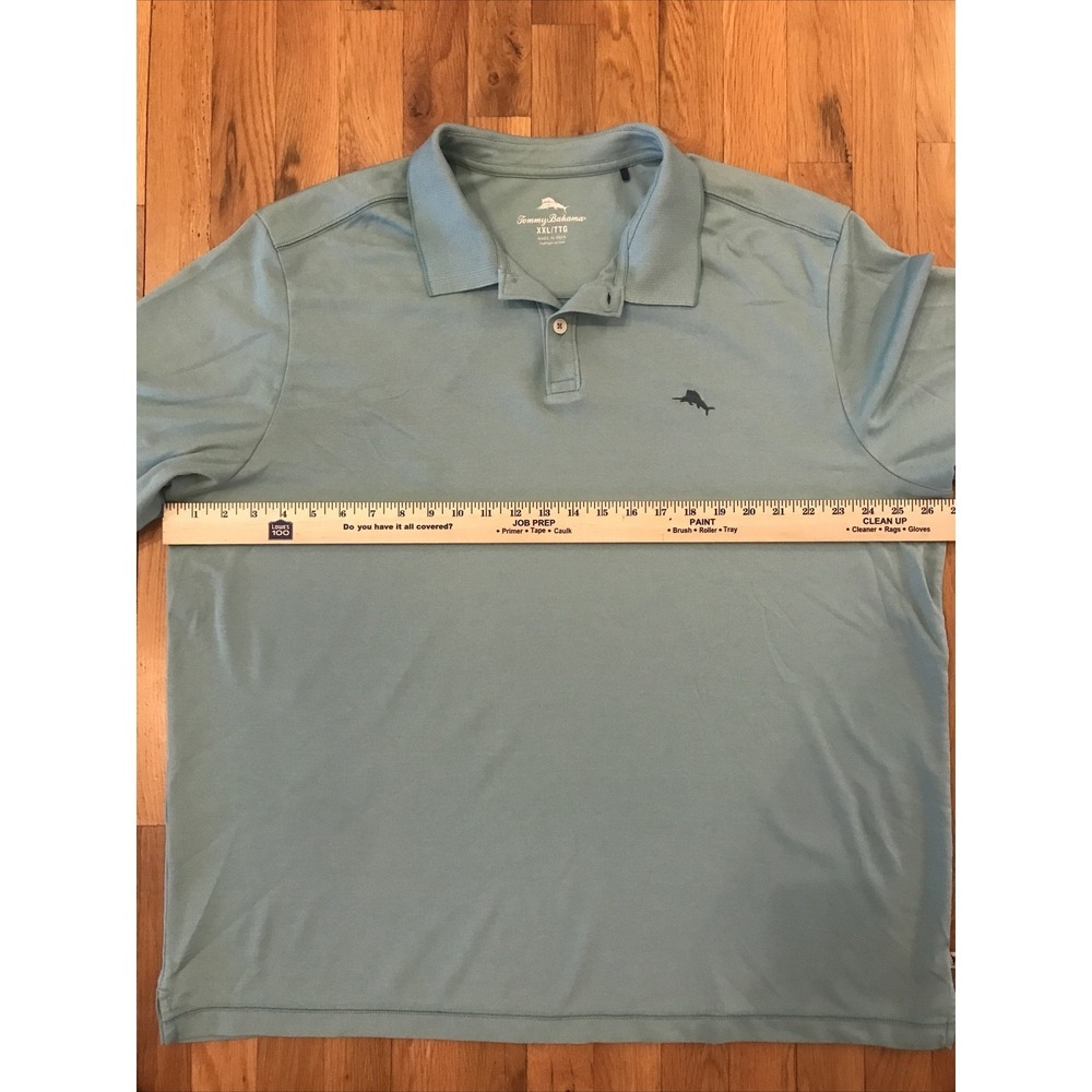 Tommy‎ Bahama Supima  Polo Shirt Marlin Logo Men Size 2XL Golf,boating - Picture 2 of 5